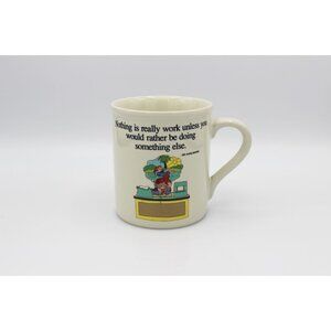 Vintage cartoon graphic Drawing Board Coffee Mug  Japan